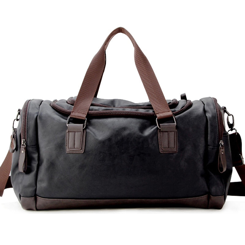 Men's Two-Tone Duffel Bag Durable Travel - VibreMode