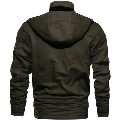 Men's Zipper Jacket Multiple Pockets
