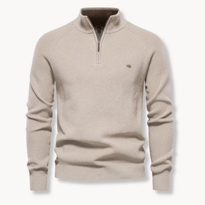 Men's Lightweight Spring Zip Sweater