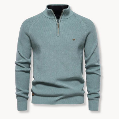 Men's Lightweight Spring Zip Sweater