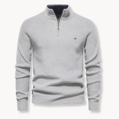Men's Lightweight Spring Zip Sweater