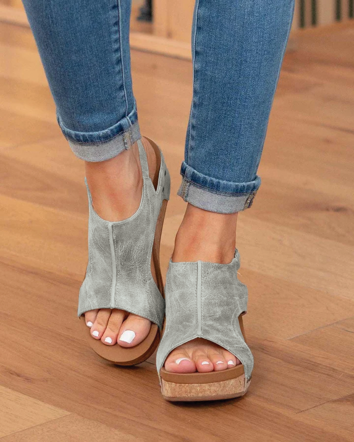 Comfortable Vegan Heel Sandals
