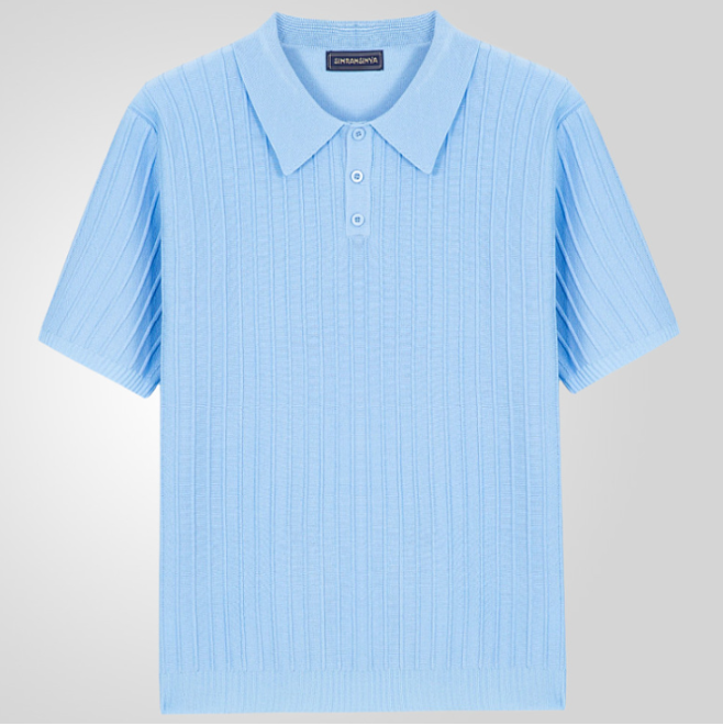 Men's Summer Polo Shirt Comfortable - VibreMode
