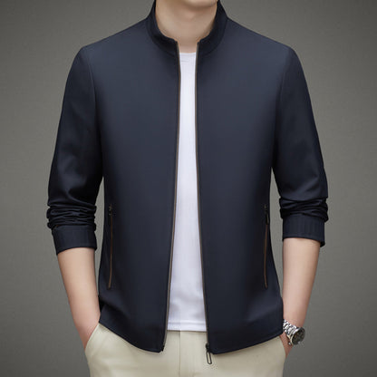 Men's Smart Casual Jacket Rayon Blend Tailored Fit