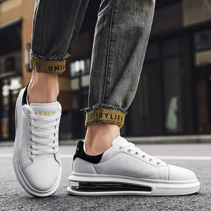 Men's Lace-Up Sneakers Thick Sole