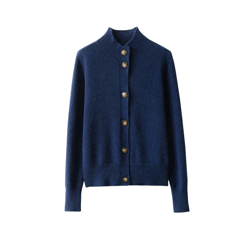 Women's Cashmere Cardigan Fine Knit