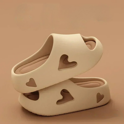 Comfortable Heart Shaped Flip Flop Sandals