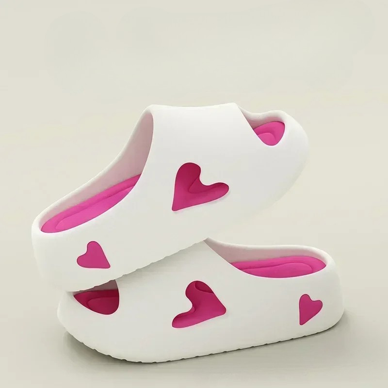 Comfortable Heart Shaped Flip Flop Sandals