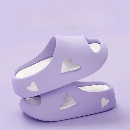 Comfortable Heart Shaped Flip Flop Sandals