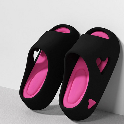 Heavenly Soft Heart Shaped Flip Flops