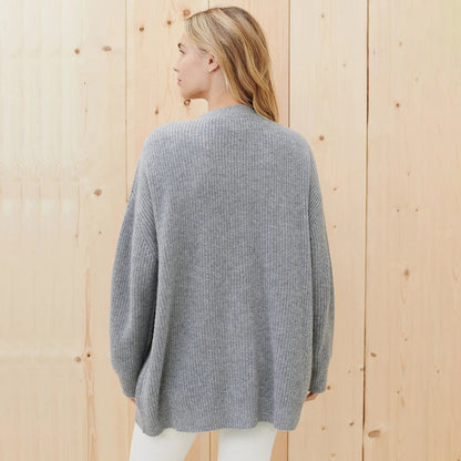 Pastel Pink Ladies Spring Knit Cardigan