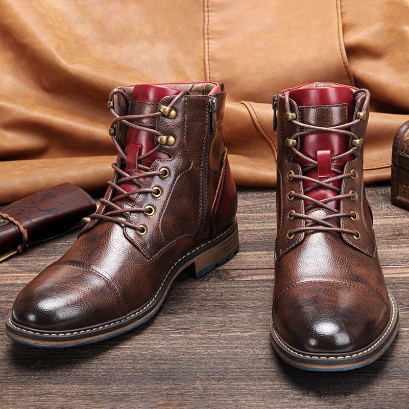 Men's Ankle High Lace Up Shoes - VibreMode