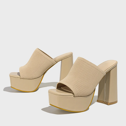Spicy Brown Women's High Heel Sandals