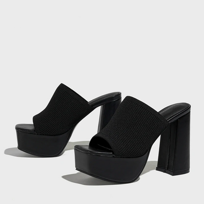 Spicy Brown Women's High Heel Sandals