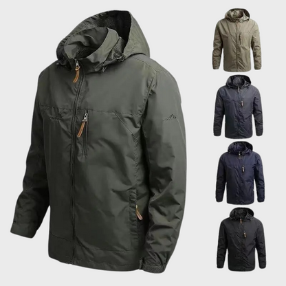 Men's Water-Resistant Outdoor Jacket - VibreMode
