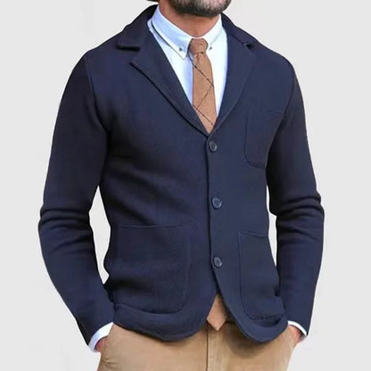 Men's Knitted Blazer Refined Style