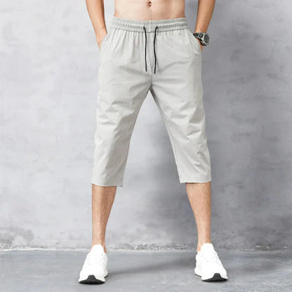Men's Nylon Pants Quick-Drying 3/4 Length