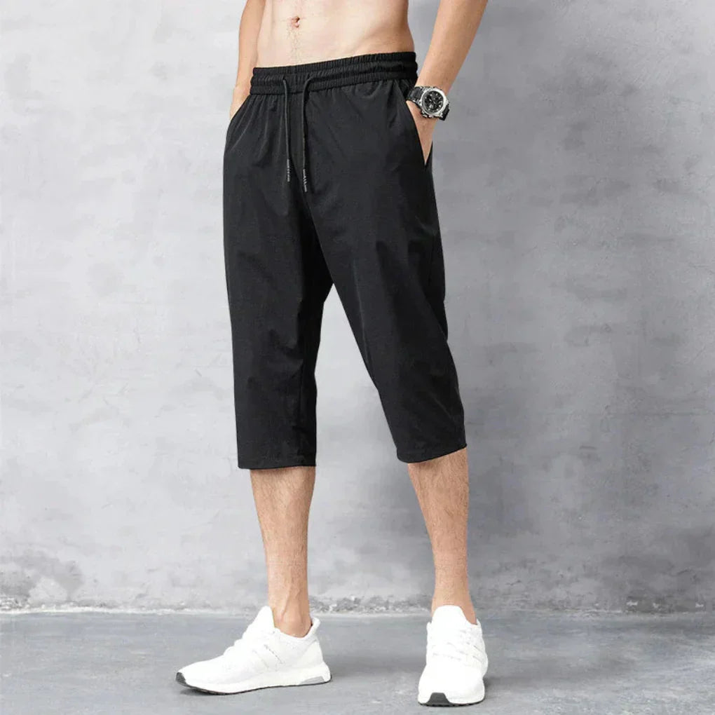 Men's Nylon Pants Quick-Drying Black