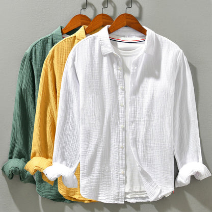 Men's Casual Shirt Soft Breathable Cotton Everyday Wear