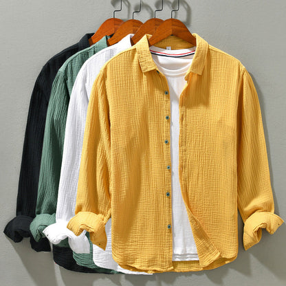 Men's Casual Shirt Soft Breathable Cotton Everyday Wear