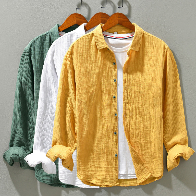 Men's Casual Shirt Soft Breathable Cotton Everyday Wear
