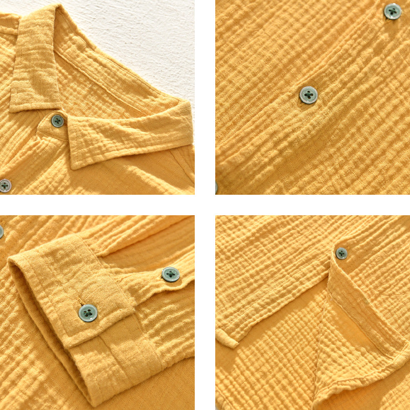 Men's Casual Shirt Soft Breathable Cotton Everyday Wear