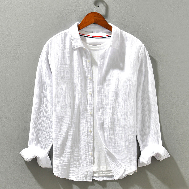 Men's Casual Shirt Soft Breathable Cotton Everyday Wear
