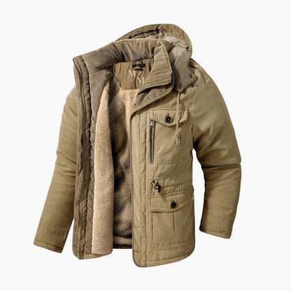 Men's Hooded Winter Jacket Outerwear