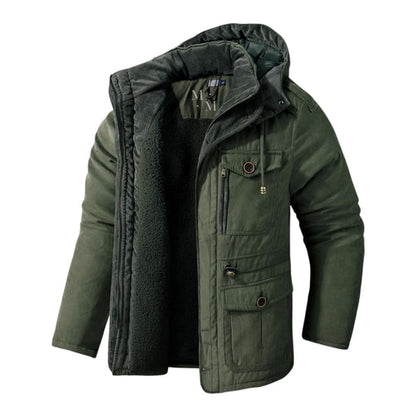 Men's Hooded Winter Jacket Outerwear