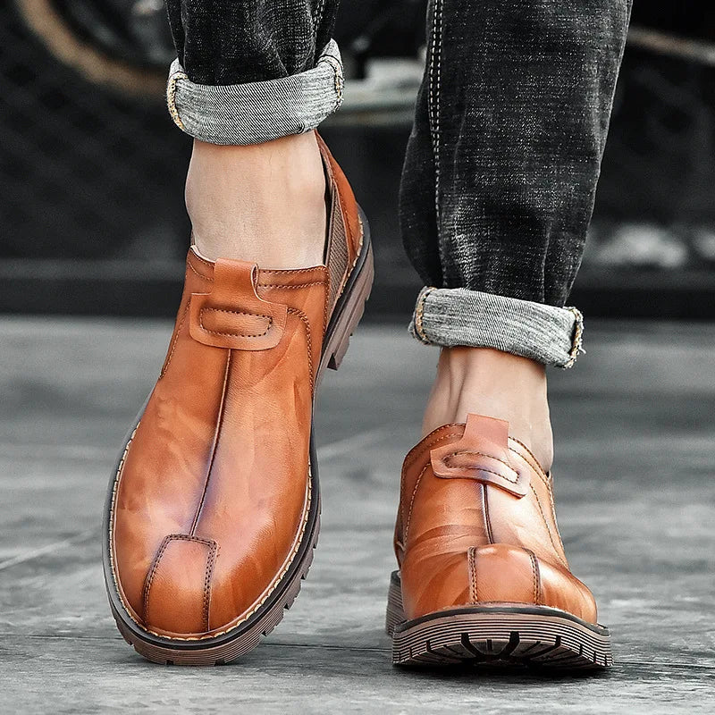 Authentic Leather Mocassin Shoes