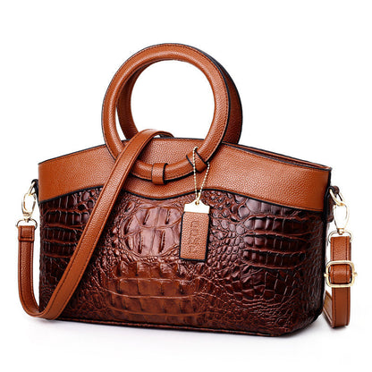 Women's Vintage Leather Handbag - VibreMode
