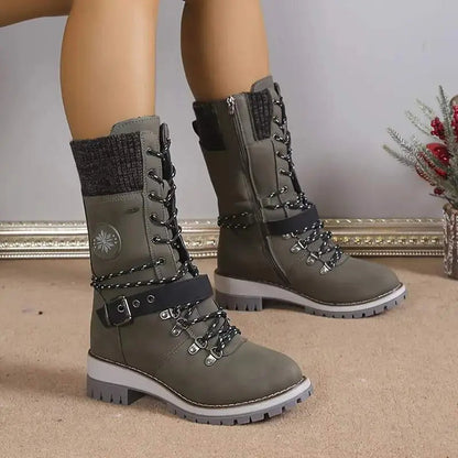 Women's Lace-Up Winter Combat Boots