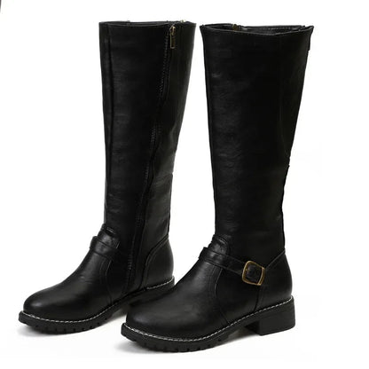 Women's High- Biker Boots Comfortable Edgy Style - VibreMode
