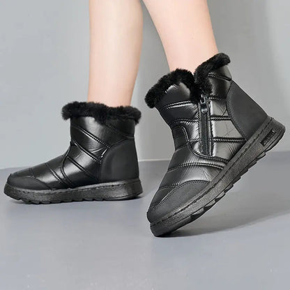 Women's High- Fleece Winter Boots Warm - VibreMode