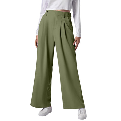 Comfortable Fit Wide Leg Pants