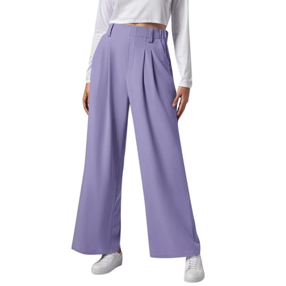 Comfortable Fit Wide Leg Pants