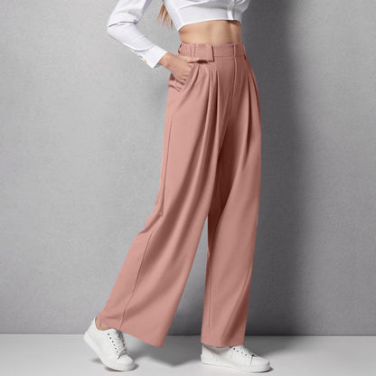Comfortable Fit Wide Leg Pants