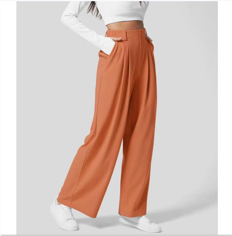 Comfortable Fit Wide Leg Pants