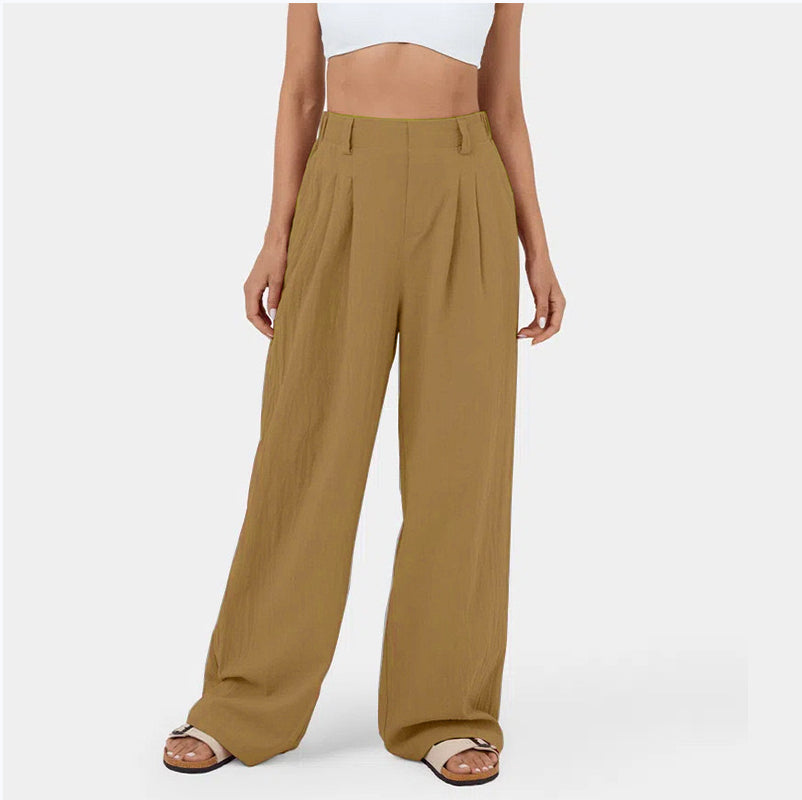 Comfortable Fit Wide Leg Pants