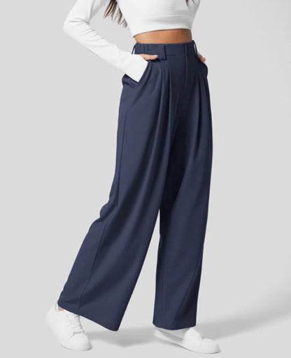 Comfortable Fit Wide Leg Pants