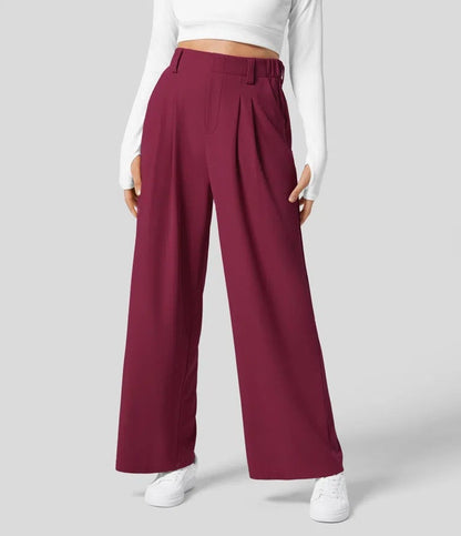 Comfortable Fit Wide Leg Pants