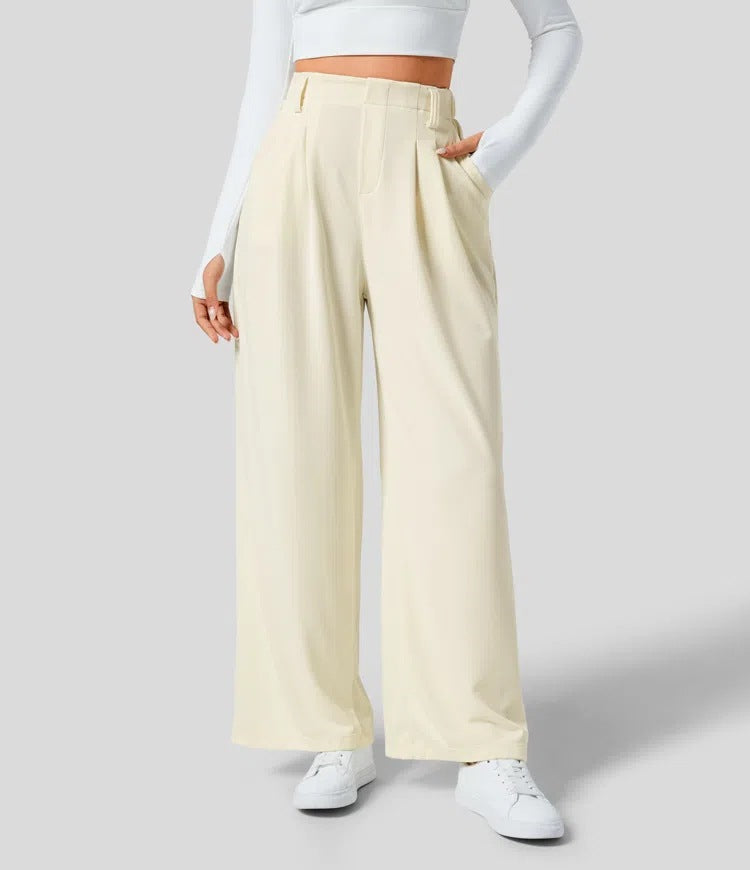 Comfortable Fit Wide Leg Pants
