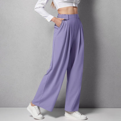 Comfortable Fit Wide Leg Pants
