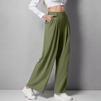 Comfortable Fit Wide Leg Pants