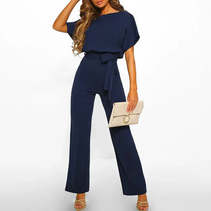 Women's High-Waisted Jumpsuit - VibreMode