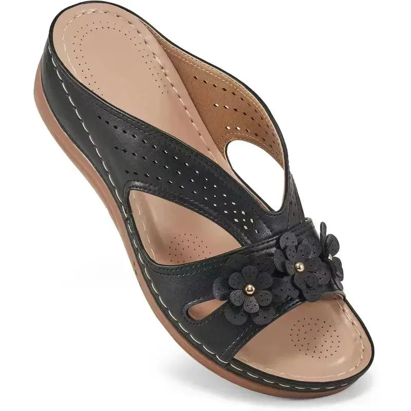 Hollow Wedge Sandals for Women – Stylish & Comfortable White Wedge Heels