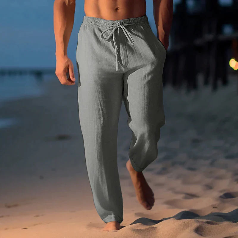 Zanjoe Men's Linen Pants - VibreMode