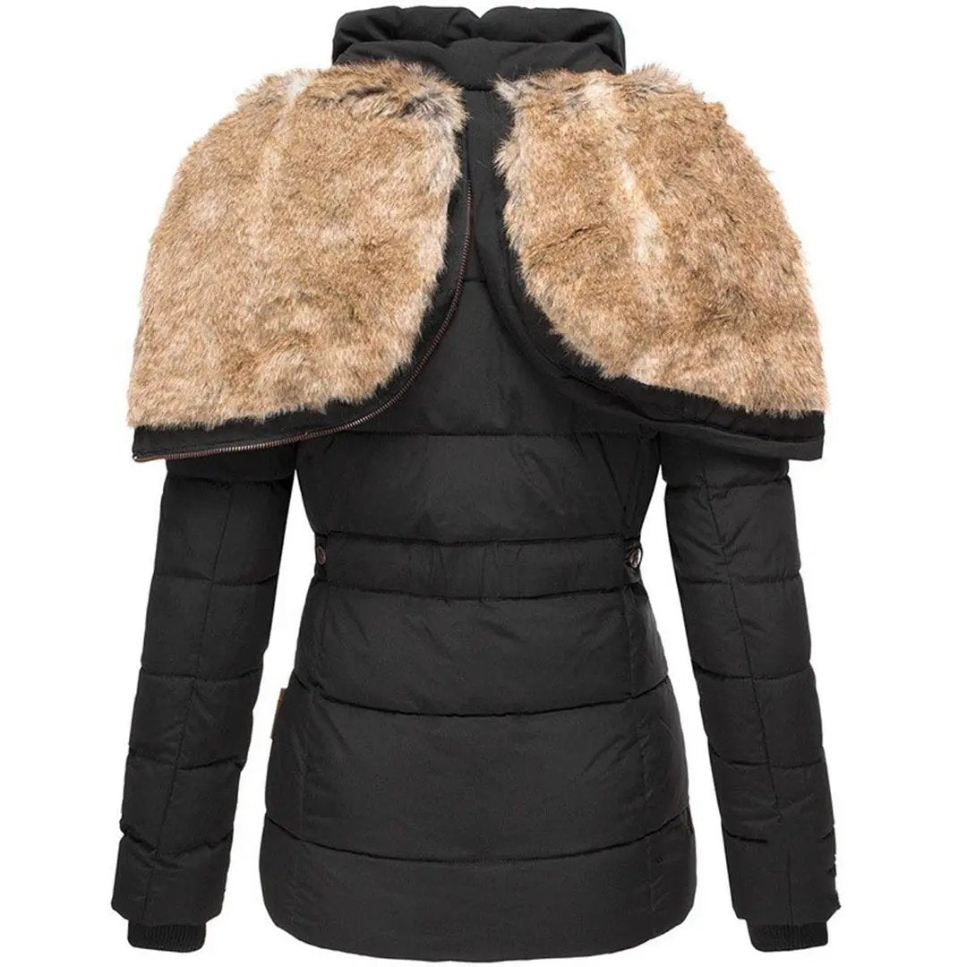 Hooded Puffer Jacket for Women – Stylish & Insulating-Caliboot