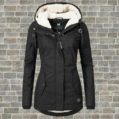Women's Hooded Winter Coat Waterproof Insulated