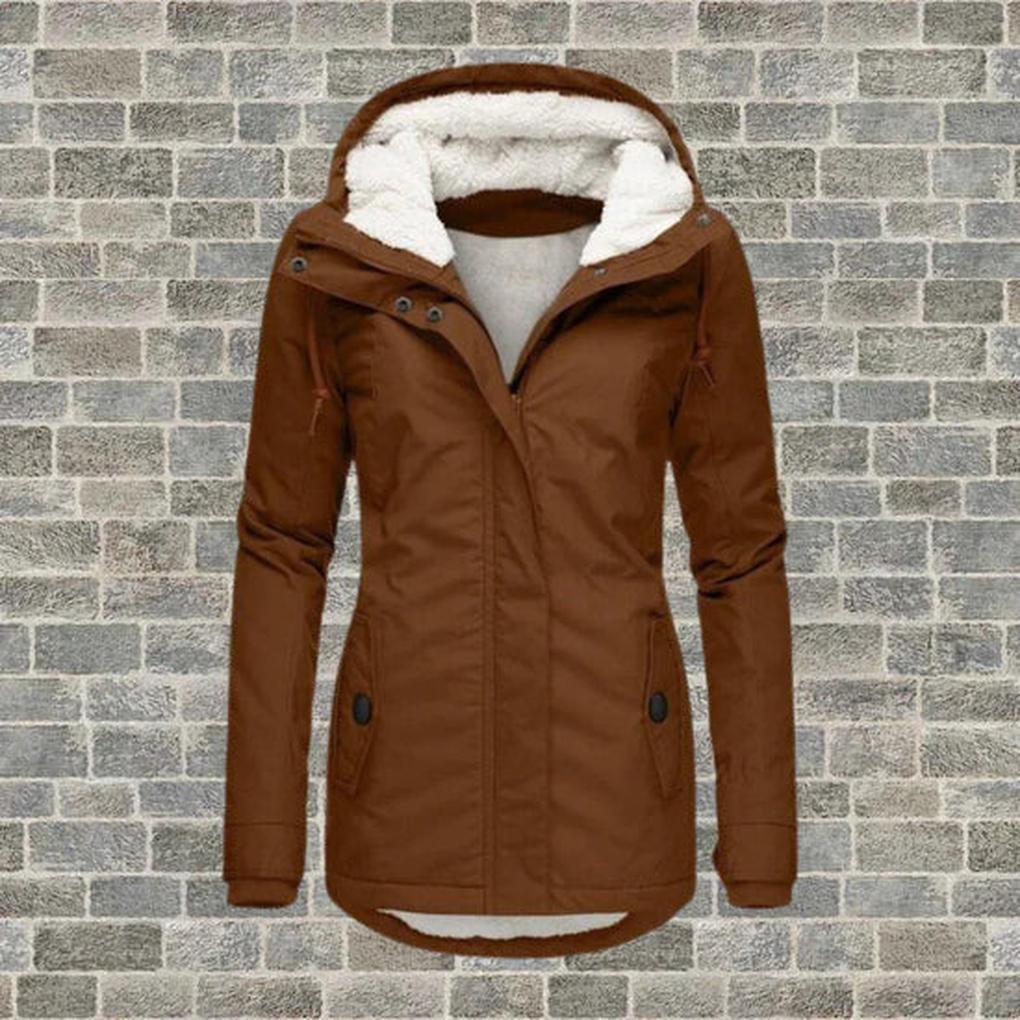 Women's Hooded Winter Coat Waterproof Insulated